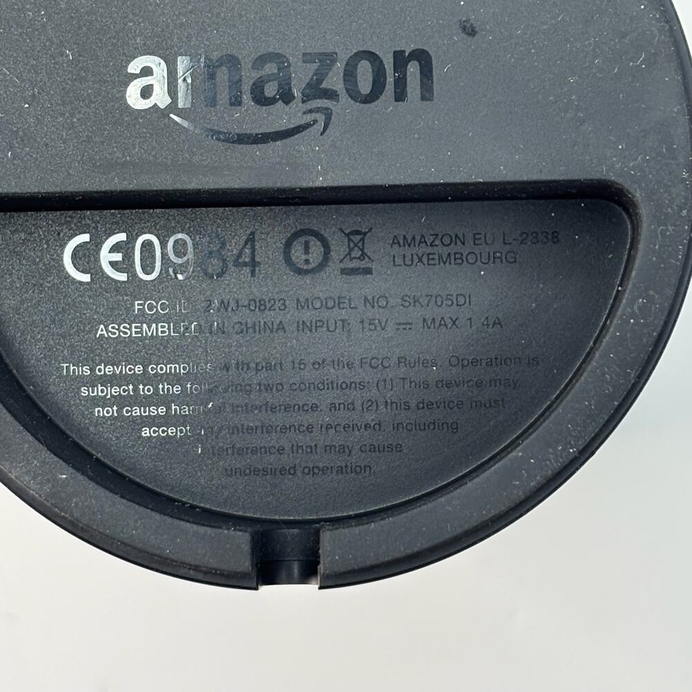 Amazon Echo Black Tower SK705DI 1st Generation Alexa Smart Speaker Tested Reset - Picture 8 of 8